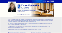 Desktop Screenshot of clairegonneville.com